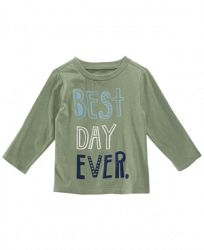 First Impressions Baby Boys Best Day Ever Graphic-Print T-Shirt, Created for Macy's