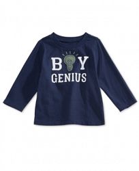 First Impressions Baby Boys Genius-Print Cotton T-Shirt, Created for Macy's