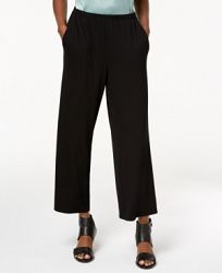 Eileen Fisher Stretch Jersey Wide-Leg Pants, Created for Macy's
