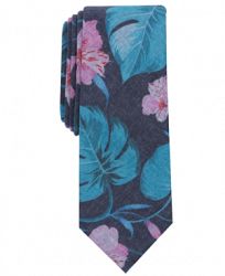 Bar Iii Men's Healani Palm Skinny Tie, Created for Macy's