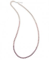 Charter Club Silver-Tone Ombre Imitation Pearl Statement Necklace, 42" + 2" extender, Created for Macy's