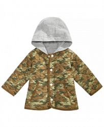 First Impressions Baby Boys Layered-Look Printed Hooded Jacket, Created for Macy's