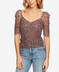 1. state Printed Ruched Top