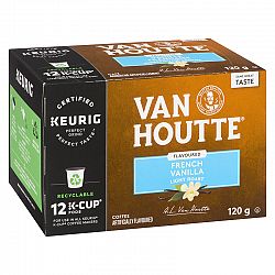 K-Cup Van Houtte Light Roast Coffee - French Vanilla - 12 Servings