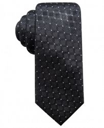 Ryan Seacrest Distinction Men's Sovana Grid Slim Silk Tie, Created for Macy's