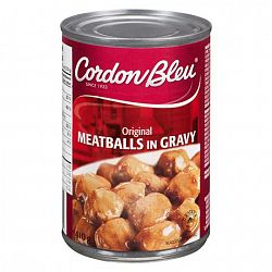 Cordon Bleu Meatballs In Gravy