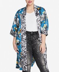 Rachel Rachel Roy Trendy Plus Size Printed Kimono