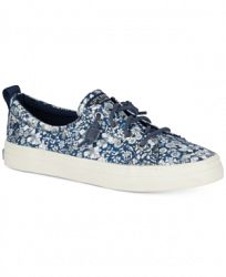 Sperry Women's Crest Vibe Libery Floral-Print Memory-Foam Fashion Sneakers Women's Shoes