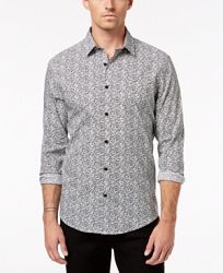 Alfani Men's Geo-Print Shirt, Created for Macy's