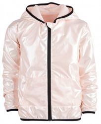 Ideology Big Girls Pearlized Hooded Windbreaker Jacket, Created for Macy's