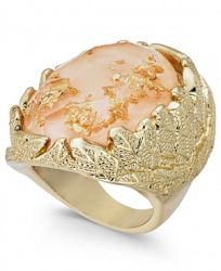 I. n. c. Gold-Tone Stone Statement Ring, Created for Macy's