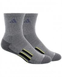 adidas Men's 2-Pk. Climalite X Ii Mid-Crew Socks