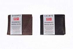 Champs Express Rfid Leather Wallet With Flip Up Card/Id Holder Brown O/S