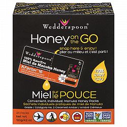 Wedderspoon On The Go 100% Raw Manuka Honey - 120g