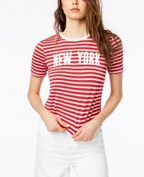 Project 28 Nyc New York Striped T-Shirt