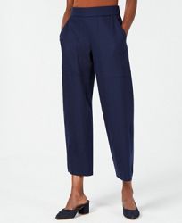 Eileen Fisher Wool Pull-On Cropped Ankle Pants, Regular & Petite