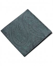 Ryan Seacrest Distinction Men's Solid Paisley Silk Pocket Square, Created for Macy's