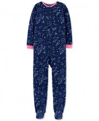 Carter's Little & Big Girls Constellation-Print Fleece Pajamas