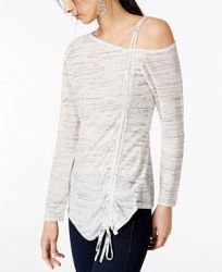 I. n. c. Drawstring One-Shoulder Top, Created for Macy's