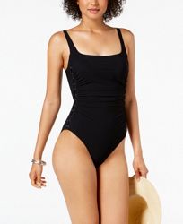 Profile by Gottex Shirred Tummy-Control One-Piece Swimsuit Women's Swimsuit