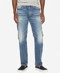 Silver Jeans Co. Men's Eddie Relaxed-Fit Tapered Stretch Jeans