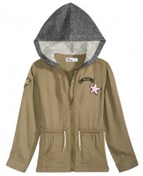 Epic Threads Big Girls Hooded Canvas Jacket, Created for Macy's