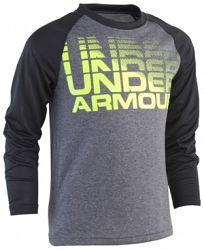 Under Armour Little Boys Wordmark Logo Raglan T-Shirt