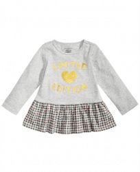 First Impressions Toddler Girls Limited Edition Peplum-Hem Cotton Top, Created for Macy's