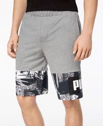 Puma Men's Rebel Colorblocked French Terry Shorts