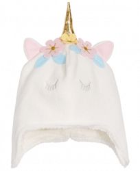 First Impressions Baby Girls Flower Unicorn Hat, Created for Macy's