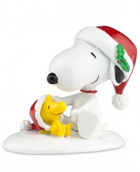 Department 56 Villages Happy Holidays Snoopy & Woodstock