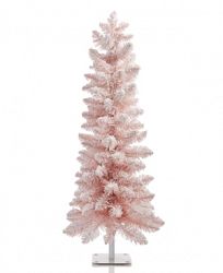 Holiday Lane Pink Tabletop Tree with Metal Base, Created for Macy's