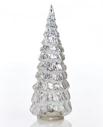 Martha Stewart Collection Led Antique Silver Finish Glass Tree, Created for Macy's