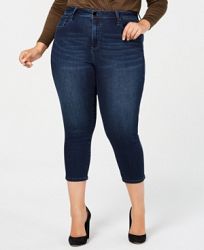 Seven7 Trendy Plus Size Cropped Skinny Jeans