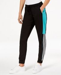 adidas Colorblocked Mesh-Trimmed Wind Pants