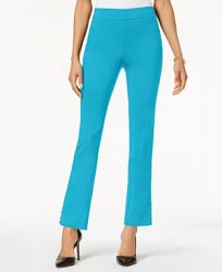 Jm Collection Petite Laced-Hem Bootcut Pants, Created for Macy's