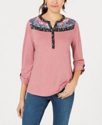 Style & Co Petite Utility Top, Created for Macy's