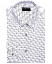 AlfaTech by Alfani Men's Slim-Fit Dot Seven Dress Shirt, Created For Macy's