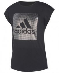 adidas Big Girls Logo-Print T-Shirt