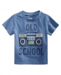 First Impressions Baby Boys School-Print Cotton T-Shirt, Created for Macy's