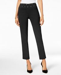 Jm Collection Studded Tummy-Control Pants, Created for Macy's