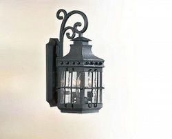 BCD8971NB - Troy Lighting - Dover - Three Light Outdoor Medium Wall Lantern Natural Bronze Finish with Clear Seeded Glass - Dover