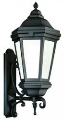 BFCD6834MB - Troy Lighting - Verona - 35 One Light Outdoor Wall Lantren Matte Black Finish with Clear Seeded Glass - Verona