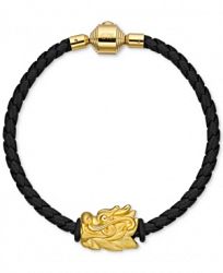 Chow Tai Fook Dragon Braided Bracelet in 24k Gold