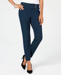 Alfani Wide-Waistband Skinny Pants, Created for Macy's