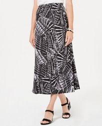 Ny Collection Petite Printed Skirt