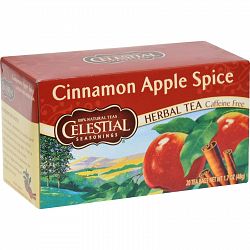 Celestial Seasonings Herbal Tea Caffeine Free Cinnamon Apple Spice - 20 Tea Bags - Case Of 6