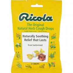 Ricola Herb Throat Drops Original - 21 Drops - Case Of 12