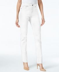 Style & Co Petite Tummy-Control Straight-Leg Jeans, Created for Macy's