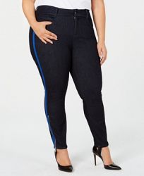 Ysj Plus Size Skinny Stirrup Ankle Jeans, Created for Macy's
